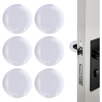 China Self-adhesive Reusable Silent Soft Rubber Cabinet Door Knock Door Knob Absorbent Wall Bumper Protector for sale