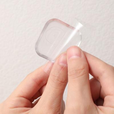 China Shock Absorbing New Arrival Reusable Clear Self Adhesive Door Knob Wall Pad Protector For Wall Protection for sale