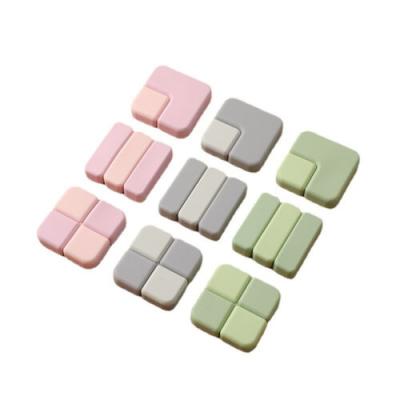 China Bumper Wall Mute Mat Silicon Rubber Material Door Stopper Protective Pad Shock Absorbing Silicone Stickers Door Stopper for sale