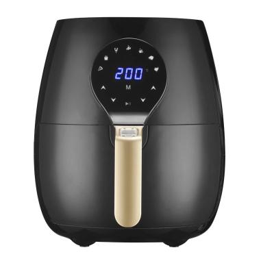 China New Design 1450W 5.0L Household Dropshipping Smart Air Fryer Low Fat Oil Free LCD Display for sale