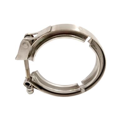 China High Quality Ss304 Heavy Duty 3.5 Inch Exhaust V-Band Clamp Pipe Clamps for sale