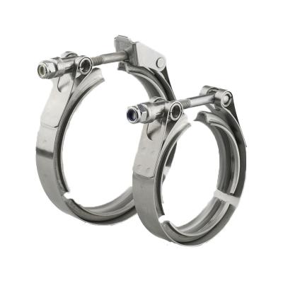 China Heavy Duty V Band Auto Stainless Exhaust Clamp And Flange With High Quality for sale