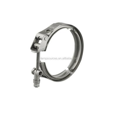 China Heavy Duty Quick Release Clamp V-Band Clamp 4 Inch Wire Flaying Free for sale