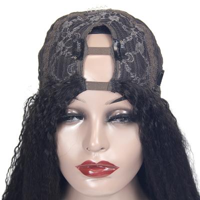 China No tangle & No Glueless U Part Shedding Burmese Curly Wig,Cheap Curly Curly Wigs,Women Human Hair Wig Brazillian Wigs for sale