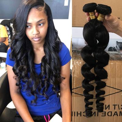 China No tangle & No Reject Cheap Price Can Be Loose Hair Changed Wave Design, Virgin Loose Wave Hair Aligned 100 Cuticle Cuticles, Human Brazillian Hair Bundles for sale