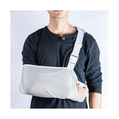 China Factory Wholesale Breathable And Ultra-thin Ash Square Breathable And Ultra-thin Strap Arm Fracture Sling for sale