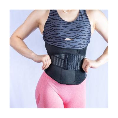 China 2021 New Products Thickened and Widened Black Rectangle Fish Scales Thickened Compression Waist Support Widened Elastic Back Brace for sale