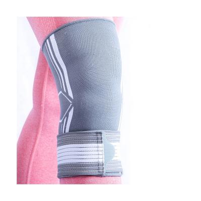 China Factory Direct Sales Gray Cylindrical Woven Nylon Rubber Polyester Sports Safety Nylon Woven Knee Pads for sale