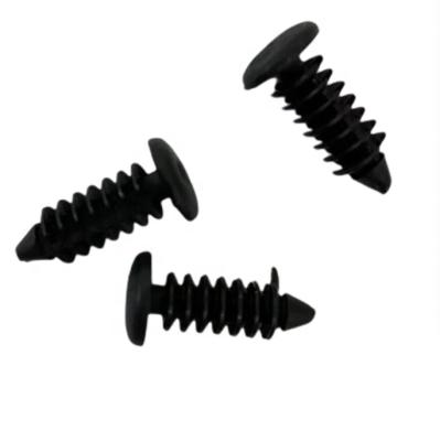 China Plastic Black Molding Cuts Snap Plastic Rivets for sale