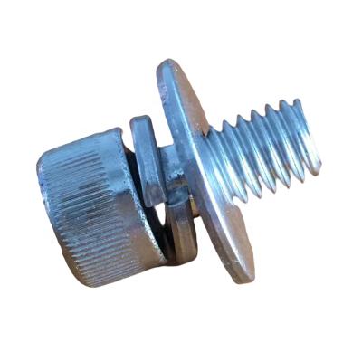 China DIN912 Stainless Steel Flat Socket M4.5 Allen Head Screws With Washer for sale