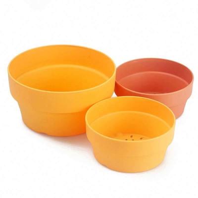 China American Style Fashionable Houseware Flower Planting Flower Pot Plastic Round Decorate Plant Pot for sale