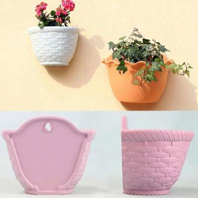 China Planting Succulent Seedling Plants Flower Pots Plastic Hang Wall Flower Pot for sale