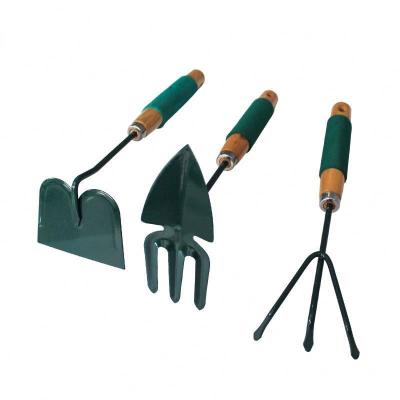 China Garden Work Mini Garden Tools With Wooden Handle Garden Shovel Garden Tool Kit for sale