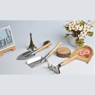 China High Quality Garden Tool Garden Tool Shovel Mini Wooden Shovel Garden DIY Tools Garden Tool Kit Set for sale