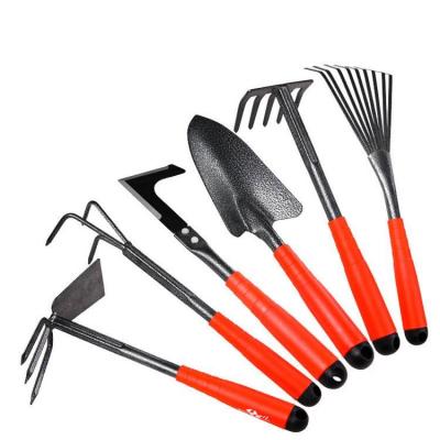 China High Quality Steel Shovel Yard Hoe Garden Tool Kit Soil Gardening Multi-loosening Rake for sale