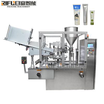 China Automatic high quality food essence cream hair removal aluminum tube high speed filling and sealing machine for sale