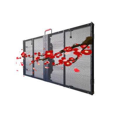 China Advertising Transparent LED Display Screen P3.91 P7.82 Game Advertising LED Poster Indoor Outdoor Transparent Glass Display for sale