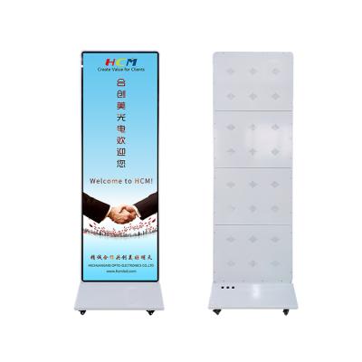 China Indoor Popular Full Color LED Player LED Poster Mobile Advertising Indoor TV Display for sale