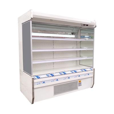 China Multi Decks Large Capacity Commercial Refrigerator Single-temperature Fruit Vegetable Upright Freezer for sale