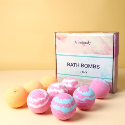 China Shower Balls Aromatherapy BathBombs Bubble Bath Set Fizzies Fizzies Basic Cleansing Relaxing Bubbly Spa Kit Bath Bombs Gift Set for sale