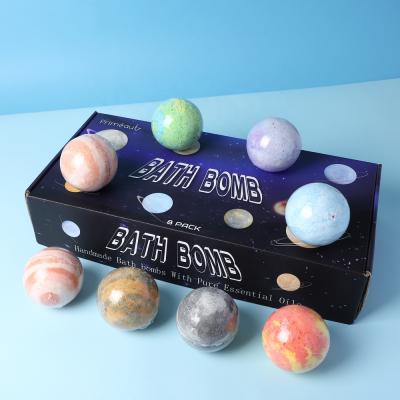 China New Custom Base High Quality Set OEM Stabilized Feeds Baby Spa Scented Moon Luxury Organic Natural Vegan Bubble Kids Fizzy Bath Bombs for sale