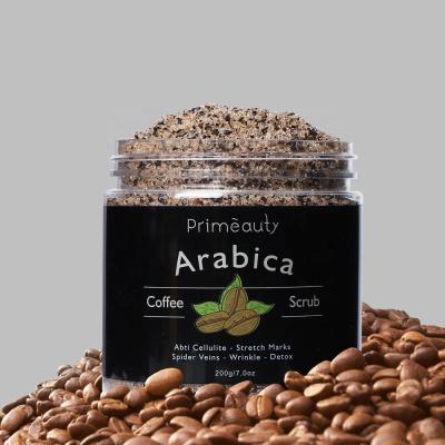 China Exfoliator Moisturizing Exfoliating Salt Scrub Coconut Shea Butter Coffee Body Scrub Face Hands Foot for sale