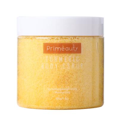 China Wholesale Custom Exfoliator Private Label Vegan Moisturize Skin Exfoliating Salt Scrub Turmeric Deep Cleansing Natural Body Scrub for sale