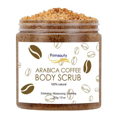 China Shea Butter Exfoliating Natural Hand Exfoliator OEM Skin Care Coconut Facial Foot Body Face Brown Sugar Coffee Scrub for sale