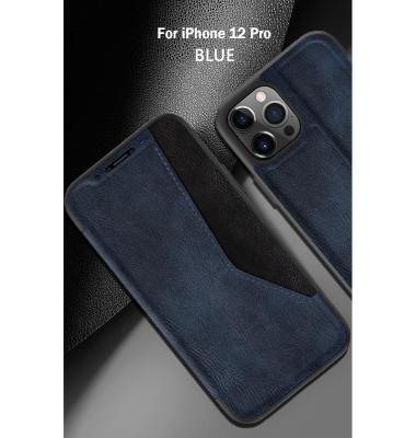 China Best Selling Portable Anti-Fall TPU Card Slot Hidden Soft Leather Cell Phone Cases For Iphone 11/12/Max Pro for sale