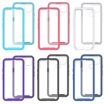 China Clear Anti-drop Cell Phone Accessories PC Phone Case Bulk For Google Pixel 4A 5G Phone Case Cover. for sale