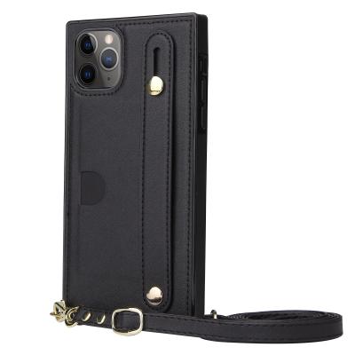 China Anti-fall Crossboday Wallet Desgners Leather Cell Phone Case Cover For iPhone 11 Promax for sale