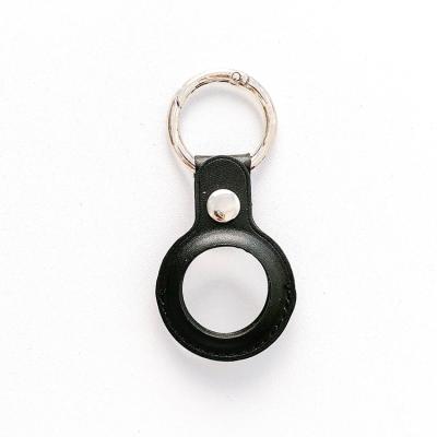 China Custom Anti-drop Key Ring Holder Protective For Air Tag Cover For Apple Airtag Case Leather Cover for sale