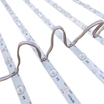 China Advertising roll super light curtain diffuse reflector 12v for advertising light box rigid strip led SMD 2835 3030 12leds/m 12000k for sale