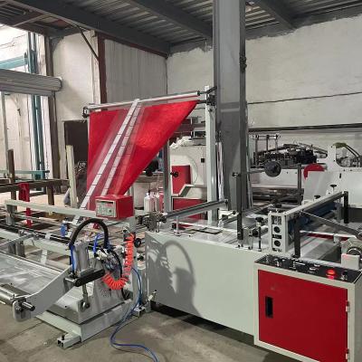 China Plastic Bag Factory Low Price BOPP Bag Shopping Bag Edge Folding& Winding Machine for sale