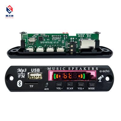 China FM wireless blue radio TF card support board mp3 player mp3 player USB board 5V12V tooth BT audio module for sale