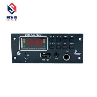 China AUX integrated circuits. blue AUX. Tooth TF USB FM MIC MP3 Player 5V 12V Decoding Module Decoder Board for sale