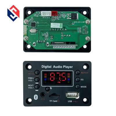 China Portable Wholesale Blue Tooth 5.0 5V 12V LED USB TF FM Radio MP3 Player Module MP3 Player Module Decoder Audio Board for sale