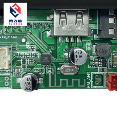 China Best Price 5V 12V MIC USB TF SD FM BT Tooth MP3 Player Blue Panel Radio Decoder Audio PCBA Module for sale