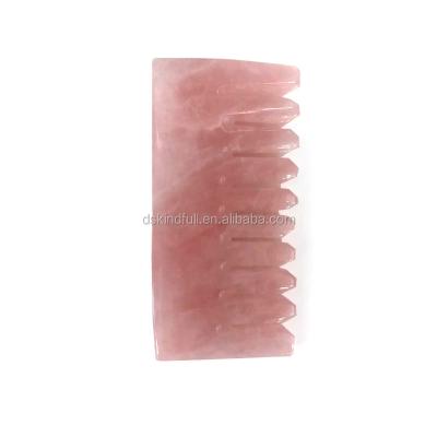 China China Crystal Hair Comb Custom Hot Sale Natural Lodge Amethtst Rose Quartz Lapis Lazuli Red Jasper Crystal Energy Comb for sale