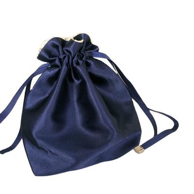 China Custom Wholesale Fashion Jewelry Handbags Luxury Drawstring Dust Bag For Cosmetic for sale