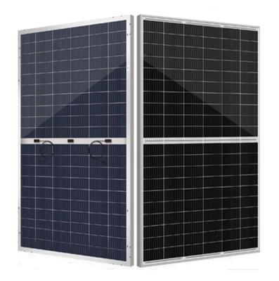 China Solar System BIPV Project Dual Glass Solar Panel 330w 340w Monocrystalline Solar Module On Ground for sale