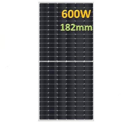 China electric solar panel 600watt 550watt 500watt high efficency half cells for power supply JX600M for sale