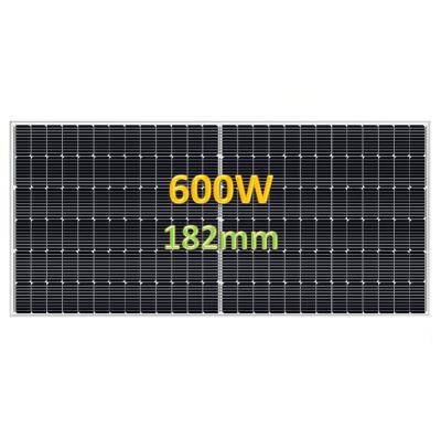 China best perc half cell solar panels 450w 500w 550w 600w for solar system home 182mmx91mm for sale