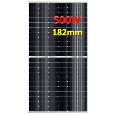 China Good quality solar panel cell paneles De 500 solares De 500w wats 500w mono mono solar panel with good price 182mmx91mm for sale