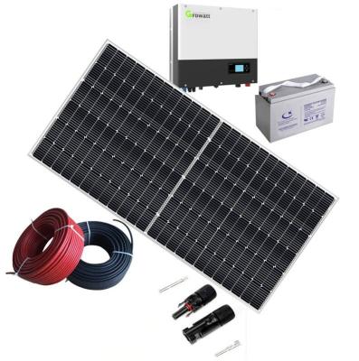 China Home Ground Roof 10 Kw On Grid Solar Power System Solar Panel System For Home On Grid for sale