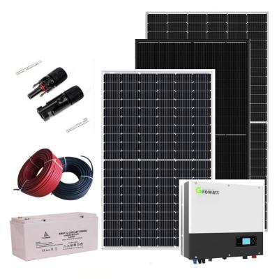 China Popular Home In EU Hybrid Solar PV System With Power Storage 5kw 10kw 30kw 50kw for sale