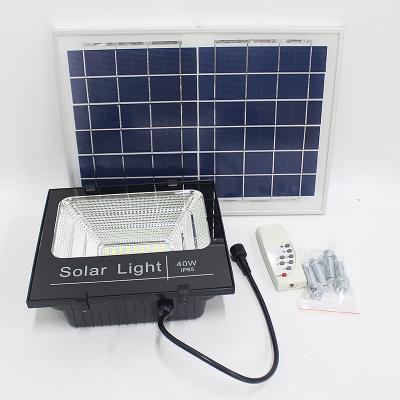 China High quality ip65 garden led solar flood lights 40w for sale