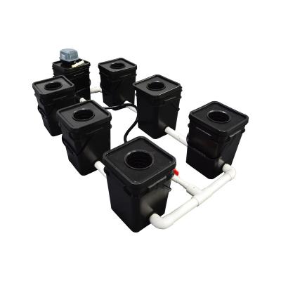 China 6 BUCKETS RDWC 6/8/10/24 Buckets Growing System Strong Power Hydroponic System for sale