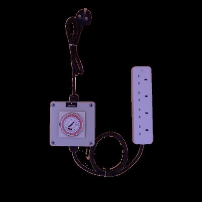 China 4way Lighting UK Timer Sealed Base Hydroponic Relay Grow Timer for Hydroponic Garden for sale