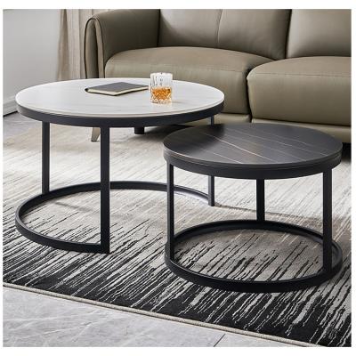 China Stretch. Competitive Living Room Furniture Metal Transportation Products Removable Coffee Table Around Price Tea Table for sale